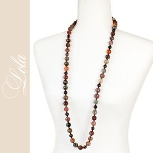 Lola VINTAGE Multi-Faceted Crystal Bead Necklace
